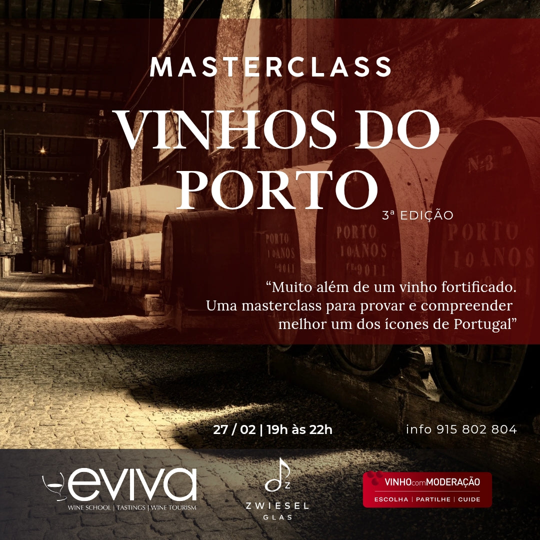Masterclass Vinho do Porto (Modo Presencial)